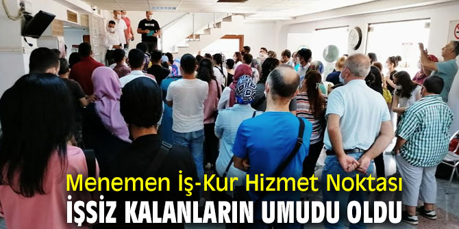 Menemen'de bin 848 kişiye istihdam