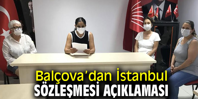 Balçova’dan İstanbul Sözleşmesi açıklaması