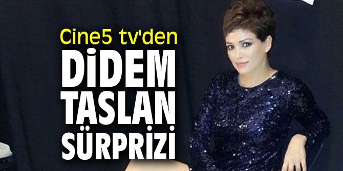 Didem Taslan Cine5 TV ile dönüyor!