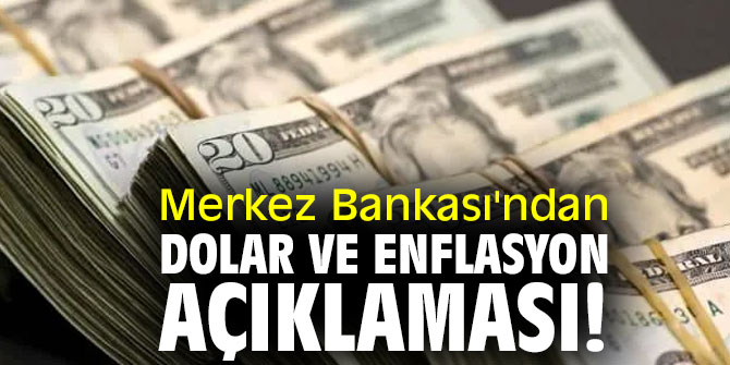 Merkez Bankası'ndan dolar ve enflasyon açıklaması!
