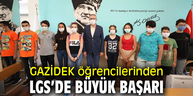 GAZİDEK öğrencilerine Başkan Arda'dan tebrik