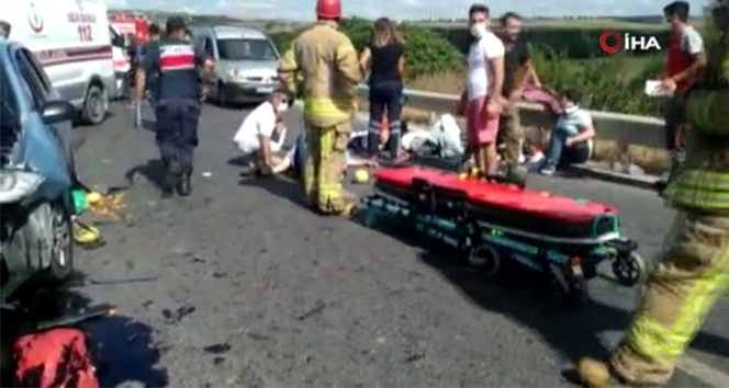 Korkunç kazada 4'ü çocuk 7 kişi yaralandı!