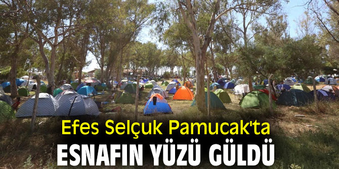 Efes Selçuk Pamucak'ta esnafın yüzü güldü