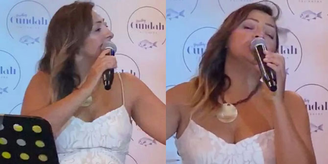 Serap Yenici, Cundalı Restaurant'ta  sahne aldı