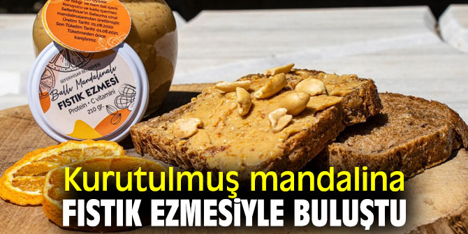 Seferihisar Belediyesi “Mandalinalı Fıstık Ezmesi” üretti