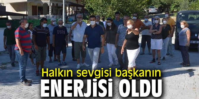 Başkan Günel enerjisini halktan alıyor!
