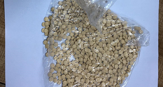 1490 adet Captagon hap ele geçirildi