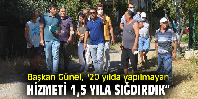 Başkan Günel, Mobil Ofis Hizmet Aracı ile incelemeler yapıyor!