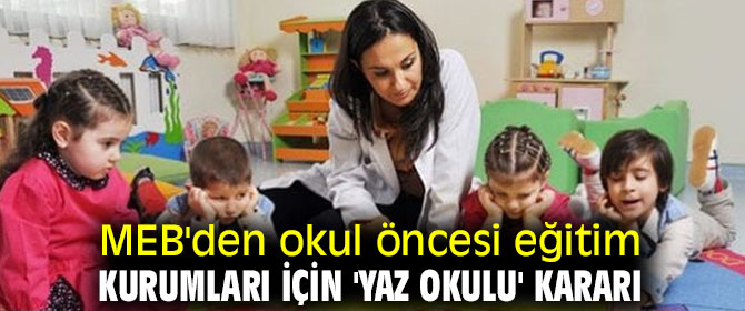 MEB'den 'yaz okulu' kararı! 