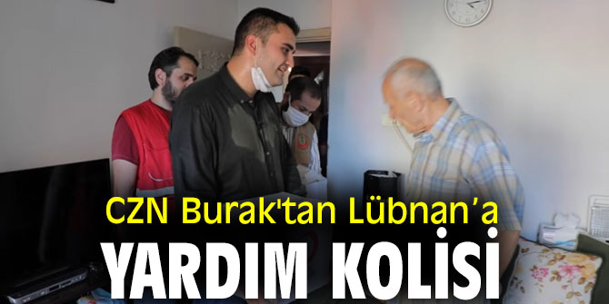 CZN Burak'tan Lübnan’a yardım kolisi