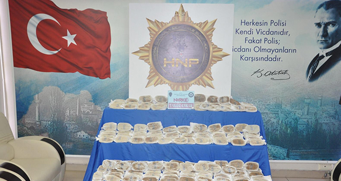 47 kilogram esrar ele geçirildi