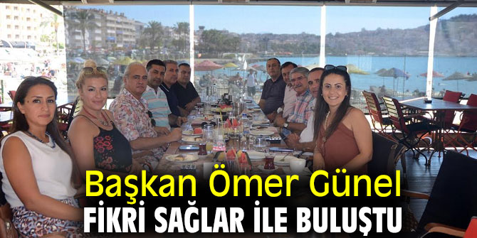 Başkan Günel, Sağlar ile bir araya geldi!