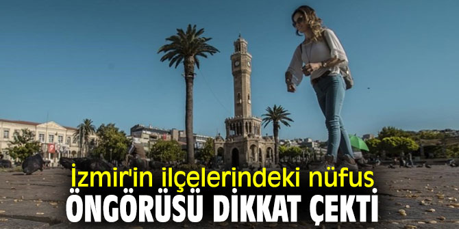 İzmir'in nüfus öngörüsü dikkat çekti