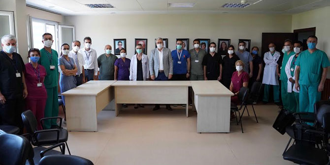 Rektör Budak’tan Moleküler Viroloji'ye teşekkür ziyareti