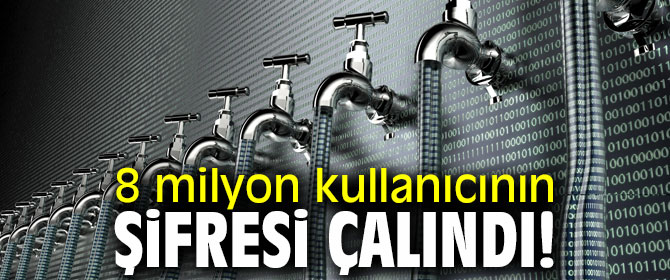 8 milyon kullanıcının şifresi çalındı!