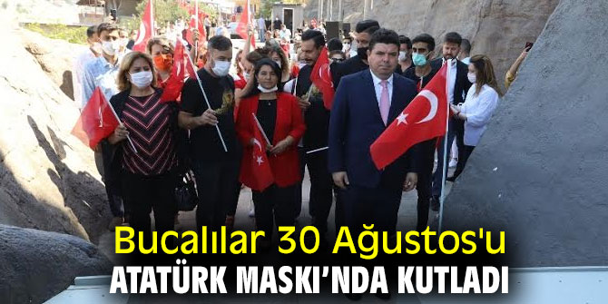 Bucalılar 30 Ağustos'u Atatürk Maskı’nda kutladı