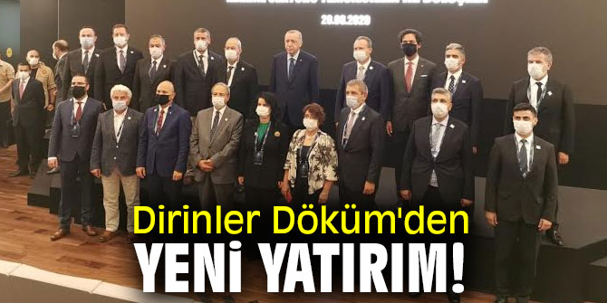 Dirinler Döküm'den yeni yatırım!