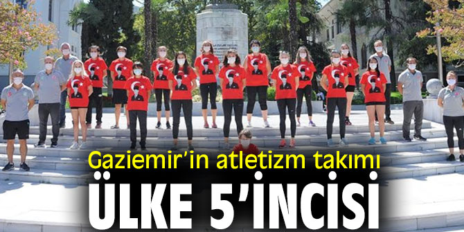 Gaziemir’in atletizm takımı ülke 5’incisi