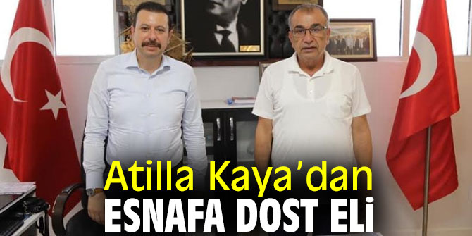Atilla Kaya’dan esnafa dost eli