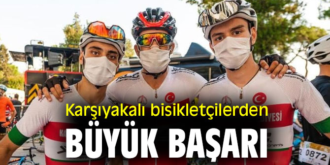 Karşıyakalı bisikletçilerden büyük başarı elde etti