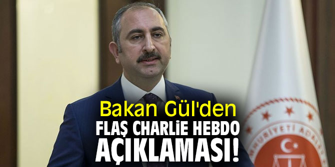 Bakan Gül'den flaş Charlie Hebdo açıklaması! 