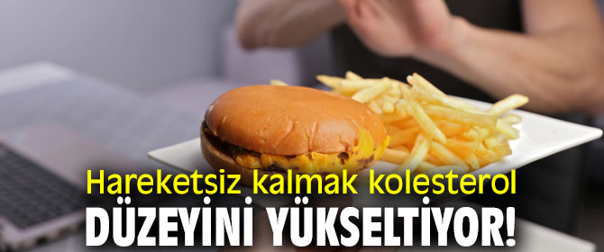 Dikkat! Hareketsiz kalmak kolesterol düzeyini yükseltiyor!