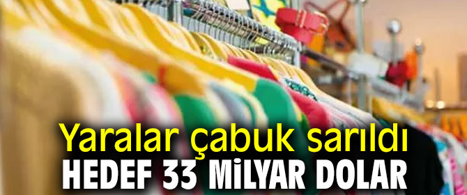 Hazır giyimde yaralar çabuk sarıldı