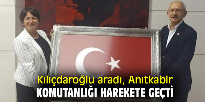 Kılıçdaroğlu aradı, Anıtkabir Komutanlığı harekete geçti