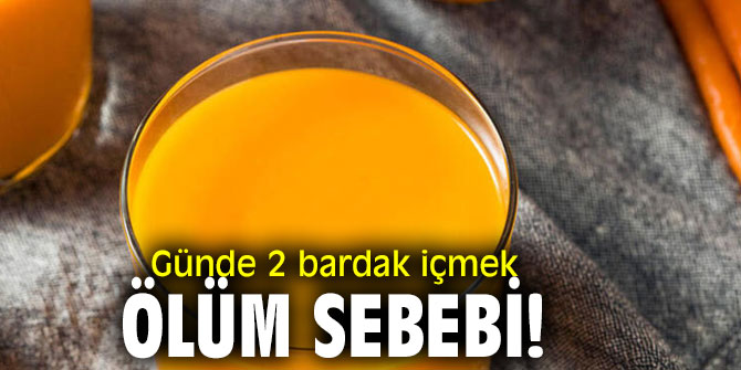 Günde 2 bardak içmek  erken ölüm riskini arttırıyor