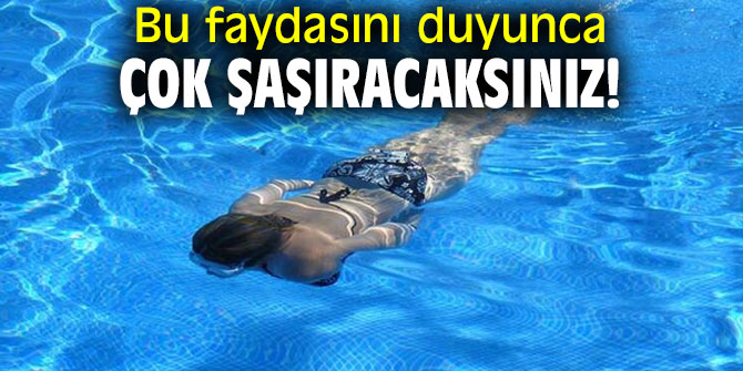 İşte yüzmenin şaşırtıcı 5 faydası...