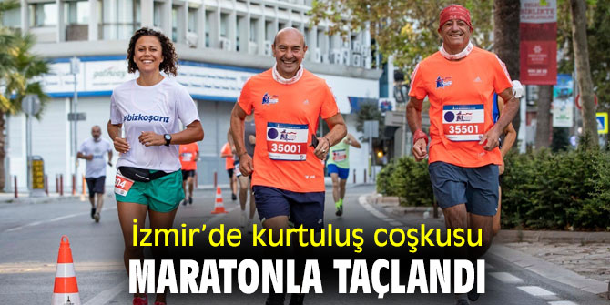 9 Eylül İzmir Yarı Maratonu kentte renkli görüntülere sahne oldu