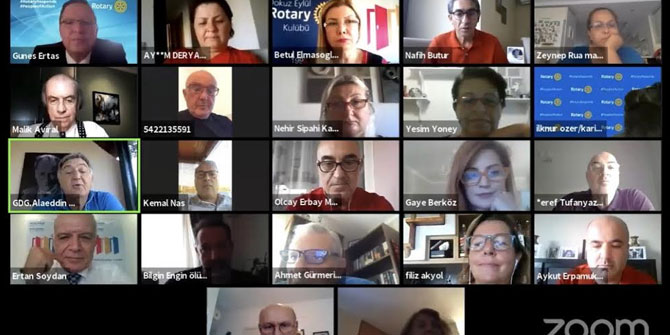 Rotary'den dönemin ilk online üyelik semineri