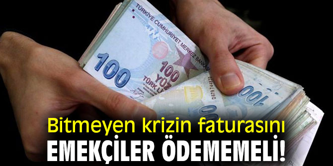 CHP'li Beko, 'Bitmeyen krizin faturasını emekçiler ödememeli!'