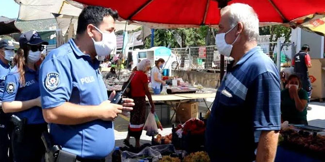 Foça emniyetinden HES kodu uygulaması