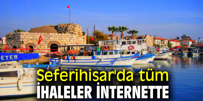 Seferihisar'da tüm ihaleler internette