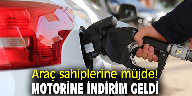 Araç sahiplerine müjde! Motorine indirim geldi