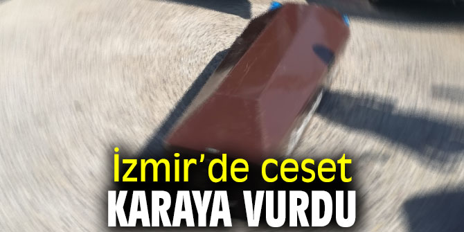 İzmir’de ceset karaya vurdu