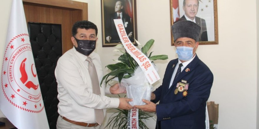 Milas Muharip Gaziler Derneği'nden Bozçelik'e Ziyaret