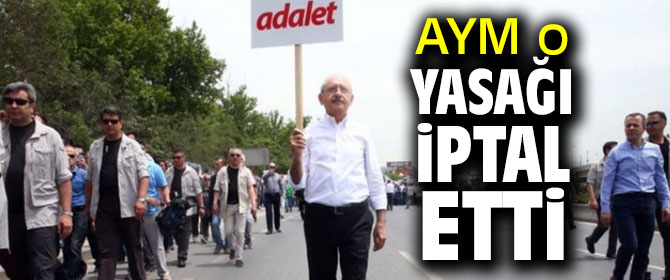 AYM'den o karara iptal!