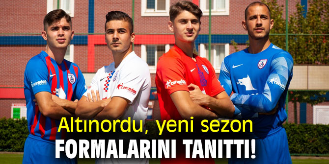 Altınordu, yeni sezon formalarını tanıttı!