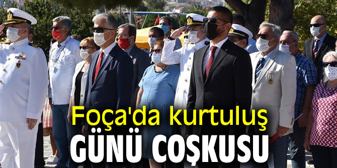Foça'da kurtuluş günü coşkusu yaşandı