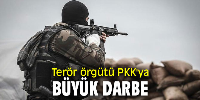 Terör örgütü PKK'ya büyük darbe