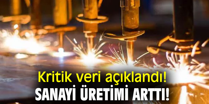 Kritik veri açıklandı! Sanayi üretimi arttı!