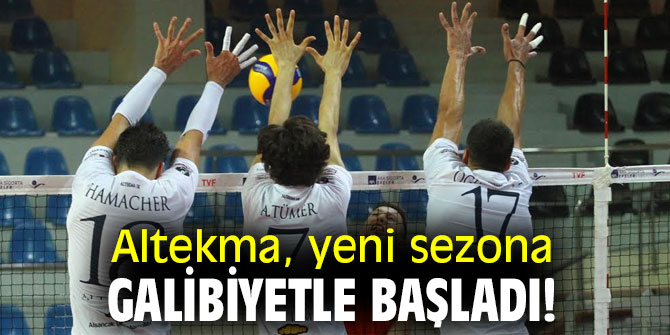 Altekma, yeni sezona galibiyetle başladı!