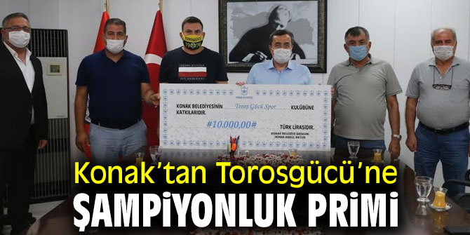 Konak’tan Torosgücü’ne şampiyonluk primi
