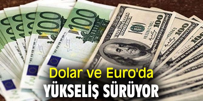 Dolar ve Euro'da yükseliş devam ediyor!