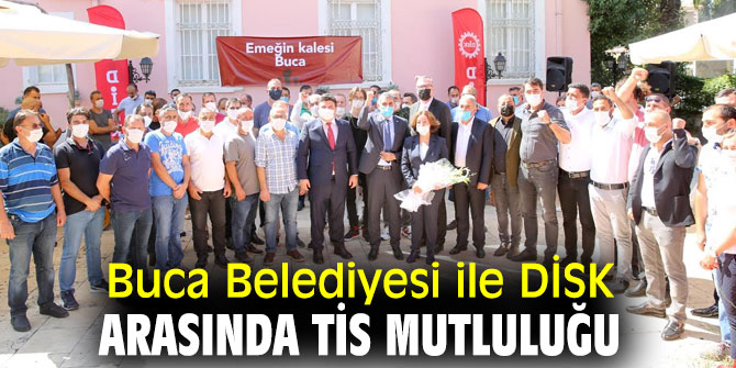 Buca Belediyesi ile DİSK arasında TİS mutluluğu 