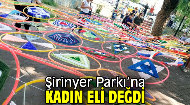 Buca’da rengarenk el emeği yolu 