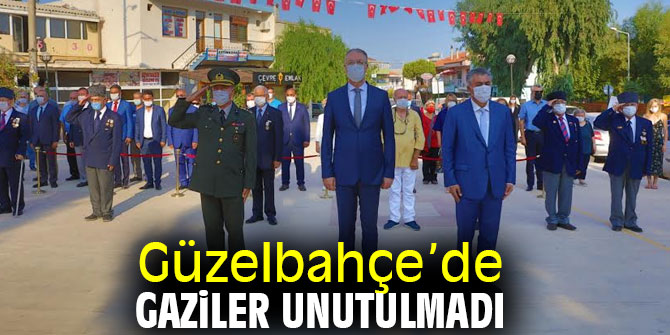 Güzelbahçe Belediyesi gazileri unutmadı!