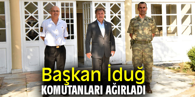 Komutanlardan İduğ’a ziyaret 